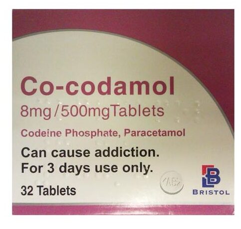 دواعي استعمال والآثار الجانبية دواء Co-codamol 8/500 mg