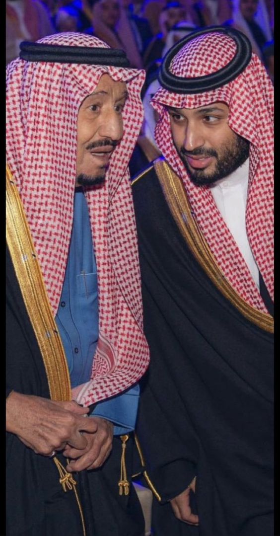 صور محمد بن سلمان والملك سلمان